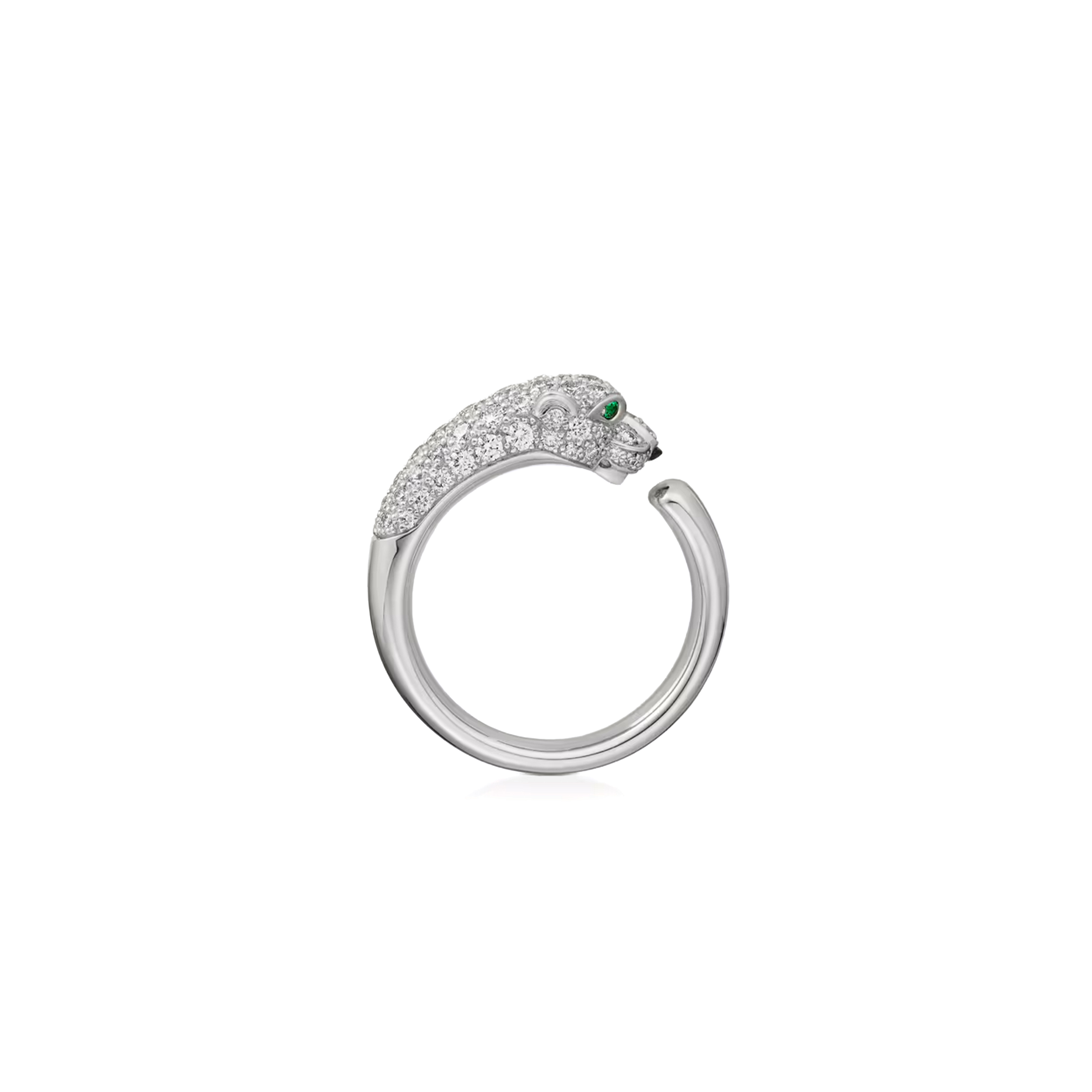 CARTIER PANTHÈRE DE CARTIER RING, SMALL MODEL, SEMI-PAVED N4765900